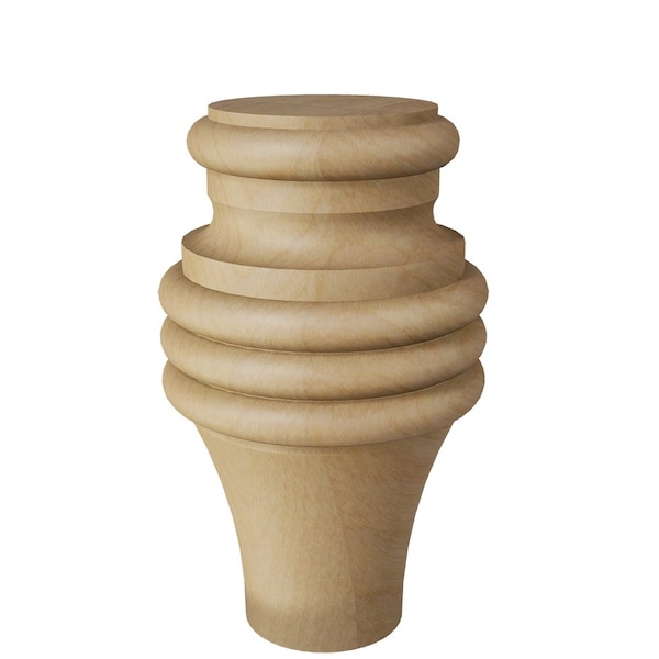 Designs Of Distinction Country French Tall Bun Foot - Hard Maple 01702520HM1 - main